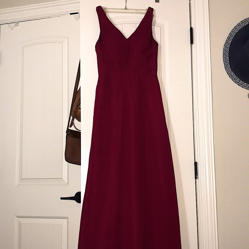Azazie Bridesmaid Dress Wine Color